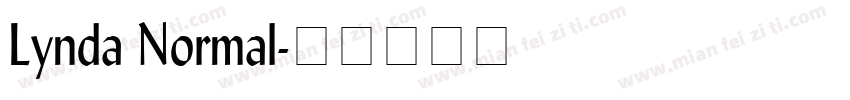 Lynda Normal字体转换
